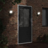 Lámpara de pared LED de exterior aluminio fundido negro 3