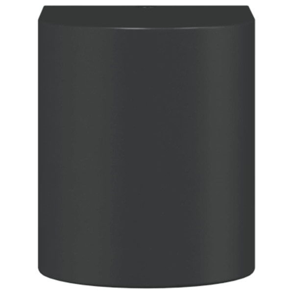 Candeeiro de parede para exterior alumínio fundido preto M 4