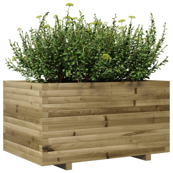 Jardinera madera de pino impregnada 90x60x49.5 cm M 4