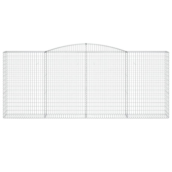 Cestos gabião arqueados 25 pcs 400x50x160/180 ferro galvanizado M 4