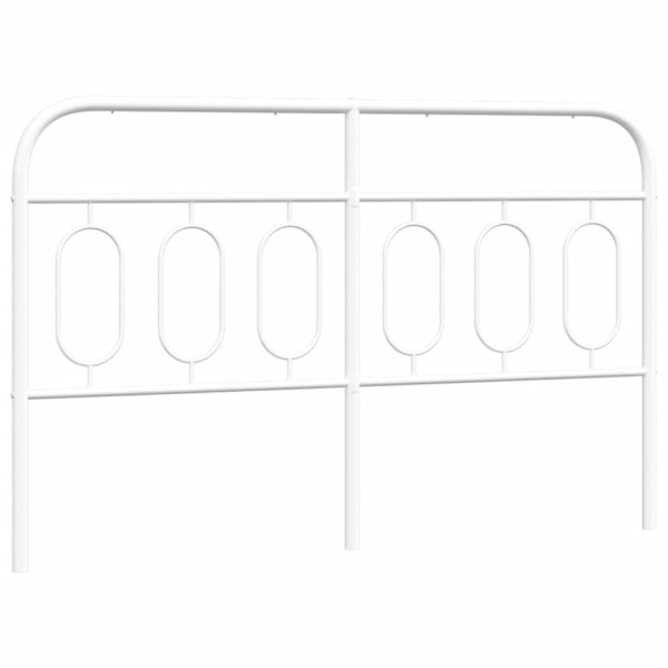 Cabeceira de cama 137 cm metal branco M 2