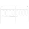 Cabeceira de cama 193 cm metal branco 2