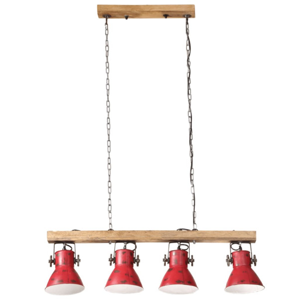 Candeeiro de teto 25 W 90x24x111 cm E27 vermelho desgastado M 3