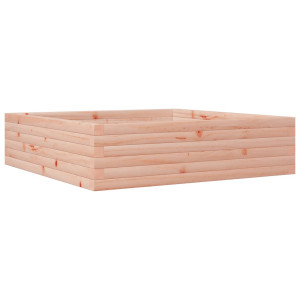 Jardinera de madera maciza Douglas 90x90x23 cm H