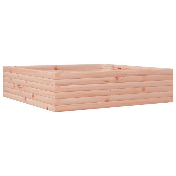 Jardinera de madera maciza Douglas 90x90x23 cm M 2