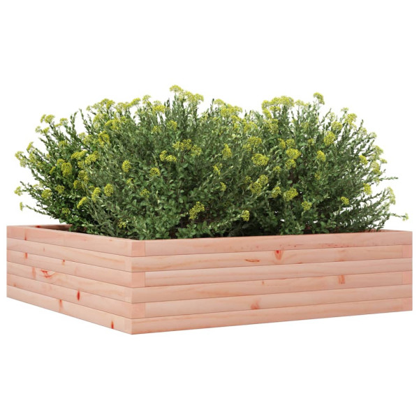 Jardinera de madera maciza Douglas 90x90x23 cm M 4