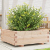 Jardinera de madera maciza de pino 70x70x26.5 cm 1
