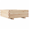 Jardinera de madera maciza de pino 70x70x26.5 cm 2