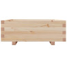 Jardinera de madera maciza de pino 70x70x26.5 cm 5