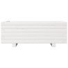 Jardinera de madera maciza de pino blanco 70x40x26.5 cm 5
