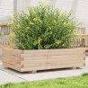 Jardinera de madera maciza de pino 90x60x26.5 cm 1
