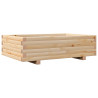 Jardinera de madera maciza de pino 90x60x26.5 cm 2