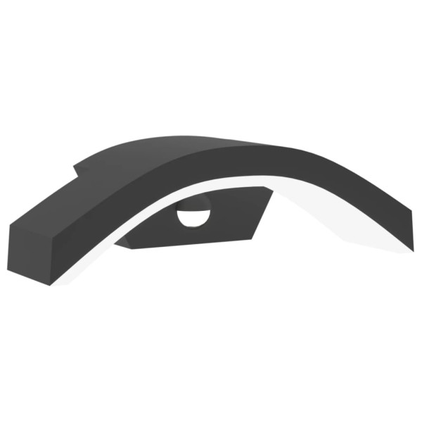 Lámpara de pared de exterior LED aluminio fundido negro M 2