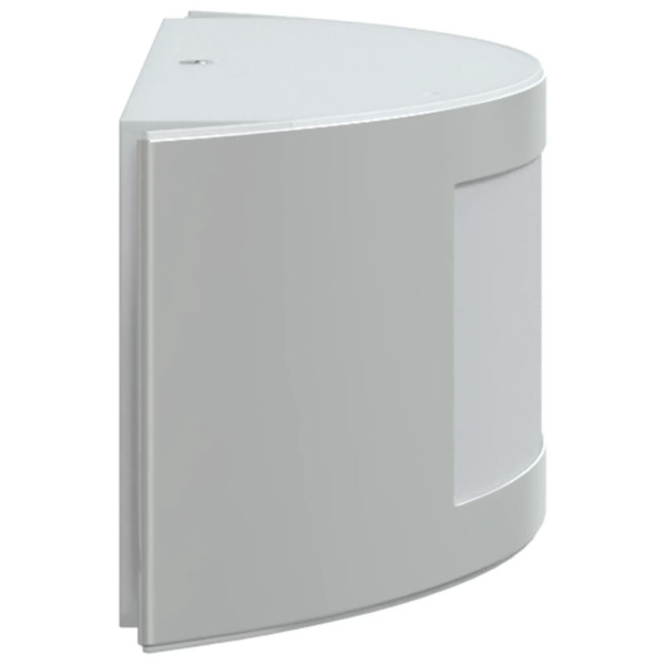 Apliques de exterior 2 unidades acero inoxidable plateado M 5