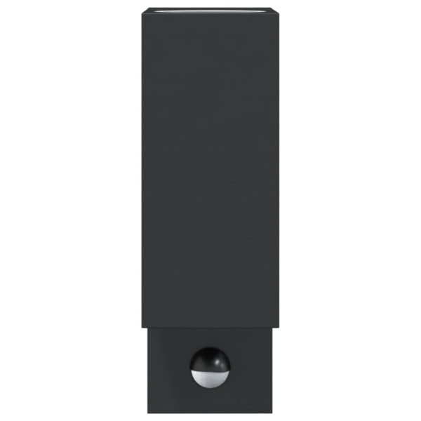 Lámpara de exterior con sensor aluminio fundido a presión negro M 4