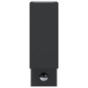 Lámpara de exterior con sensor aluminio fundido a presión negro 4