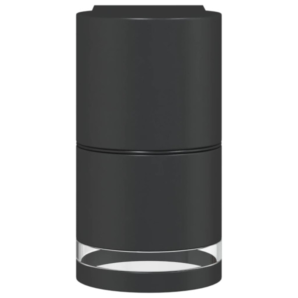 Lámpara de pared de exterior aluminio fundido negro M 4