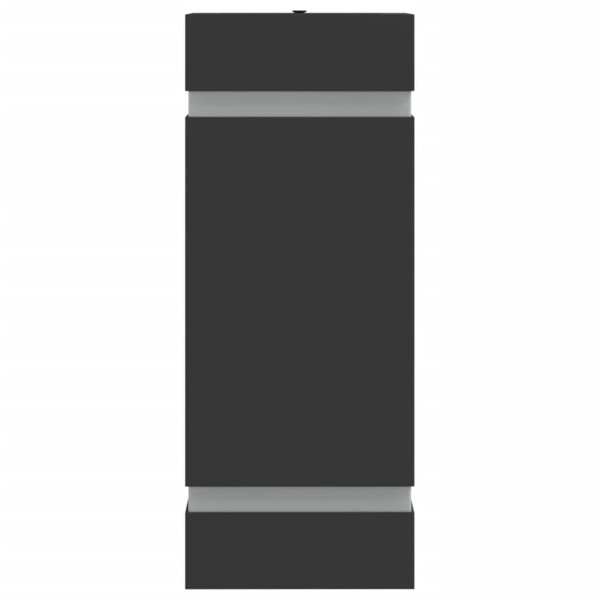 Aplique de exterior de acero inoxidable negro M 4