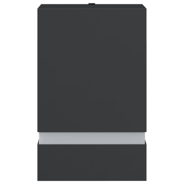 Apliques de exterior 2 unidades acero inoxidable negro M 4