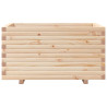 Jardinera madera maciza de pino 90x60x49.5 cm 5