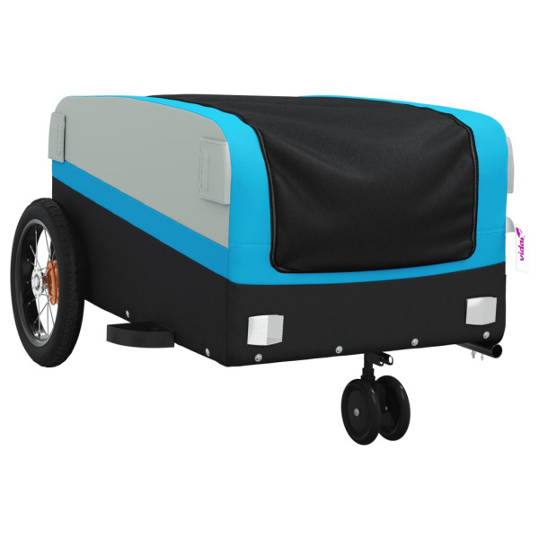 Remolque para bicicleta hierro negro y azul 30 kg M 4
