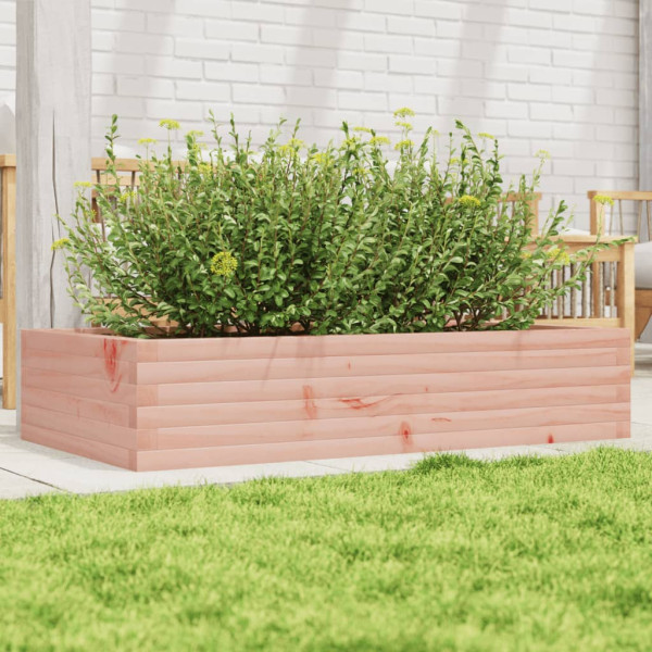 Jardinera madera maciza de abeto Douglas 110x60x23 cm D