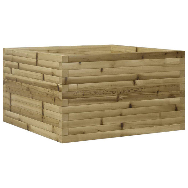 Jardinera de madera de pino impregnada 80x80x45.5 cm M 2