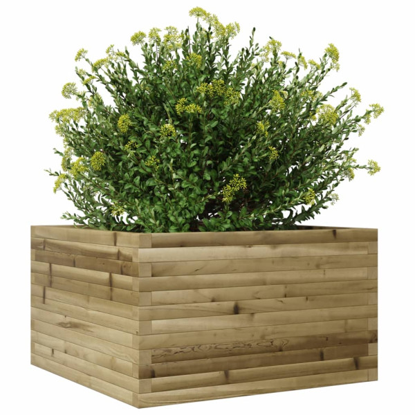Jardinera de madera de pino impregnada 80x80x45.5 cm M 4