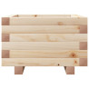 Jardinera de madera maciza de pino 40x40x26.5 cm 5