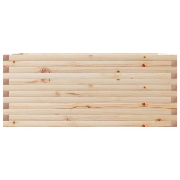 Jardinera de madera maciza de pino 110x60x45.5 cm M 5