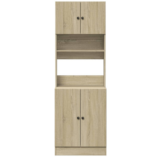 Mueble de cocina madera de ingeniería roble Sonoma 60x50x180 cm M 4
