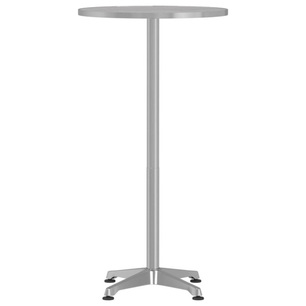 Mesa de bar com altura ajustável Ø59.5x70/109.5 cm alumínio M 4