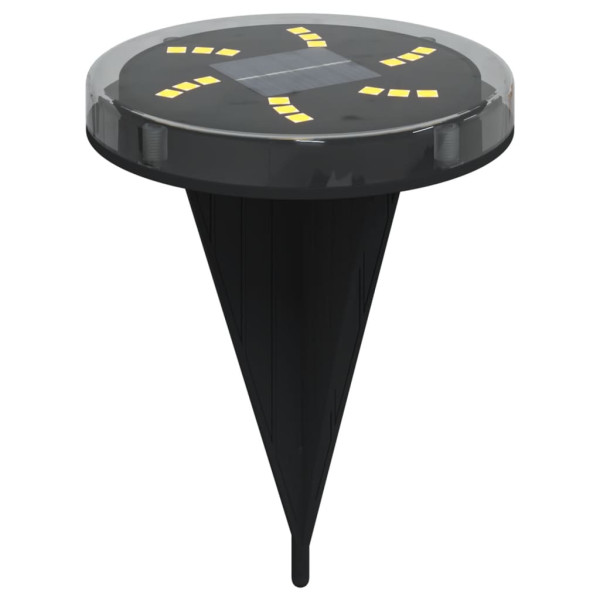 Luces solares suelo jardín con picos tierra blanco cálido 4 uds M 4