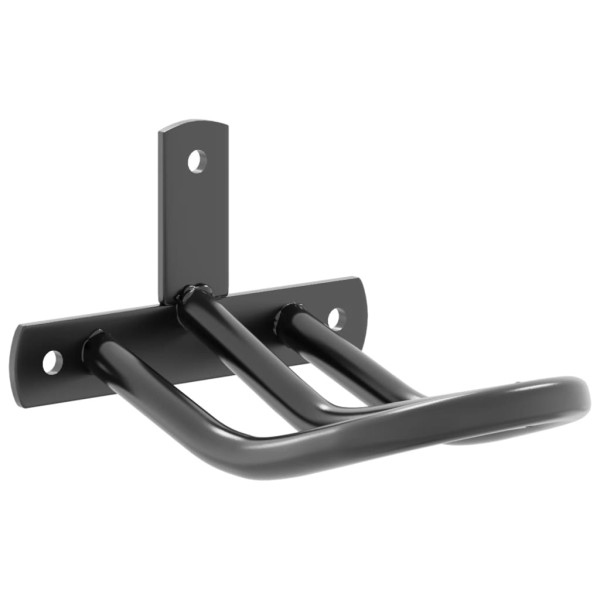Suporte para brida de parede ferro preto M 2