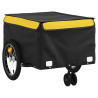 Remolque para bicicleta hierro negro y amarillo 45 kg 4