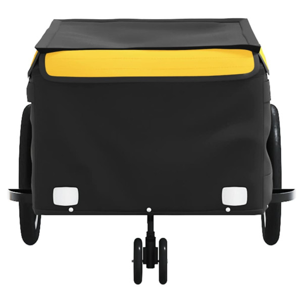 Reboque para bicicleta 45 kg ferro preto e amarelo M 5