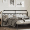 Cabeceira de cama 183 cm metal preto 1