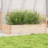 Jardinera de madera maciza de pino 110x60x23 cm 1