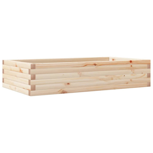 Jardinera de madera maciza de pino 110x60x23 cm M 2