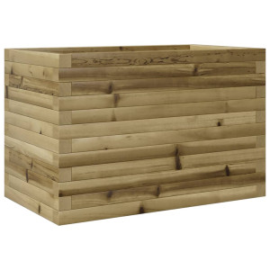 Jardinera de madera de pino impregnada 70x40x45.5 cm H
