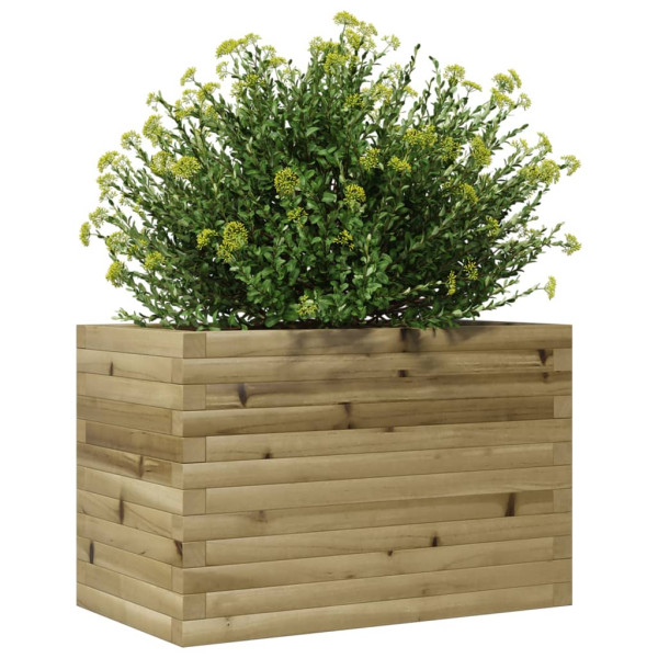Jardinera de madera de pino impregnada 70x40x45.5 cm M 4