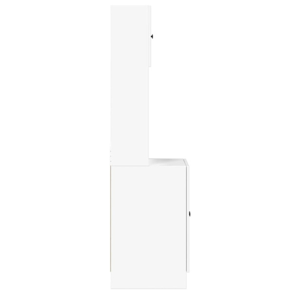 Mueble de cocina madera de ingeniería blanco 60x50x180 cm M 5