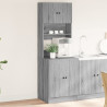 Mueble de cocina madera de ingeniería gris Sonoma 60x50x180 cm 1