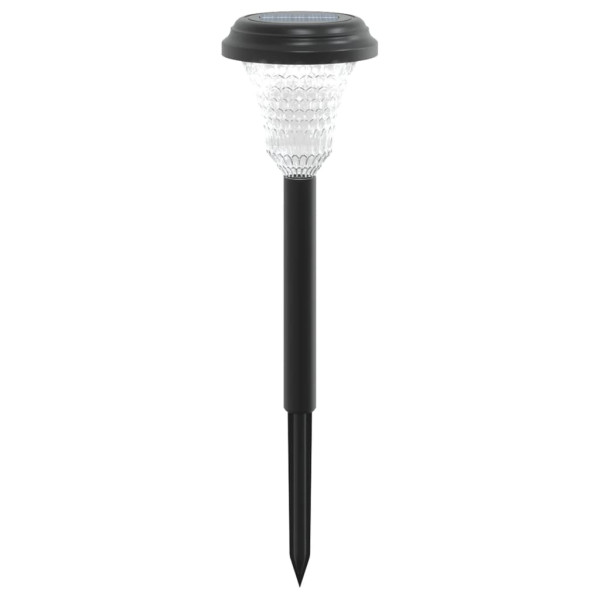 Luzes solares para caminhos com espigões 12 pcs branco M 3