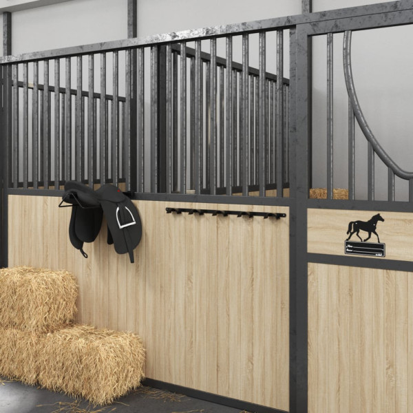 Suporte de brida para 5 bridas ferro preto M 3