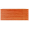Jardinera madera maciza de pino marrón cera 110x60x45.5 cm 5
