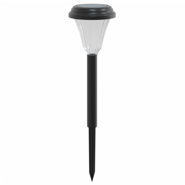 Luzes solares para caminhos com espigões 12 pcs branco M 5