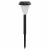 Luzes solares para caminhos com espigões 12 pcs branco 5