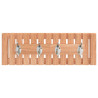 Perchero de pared madera maciza de nogal 42x8.5x14 cm 3