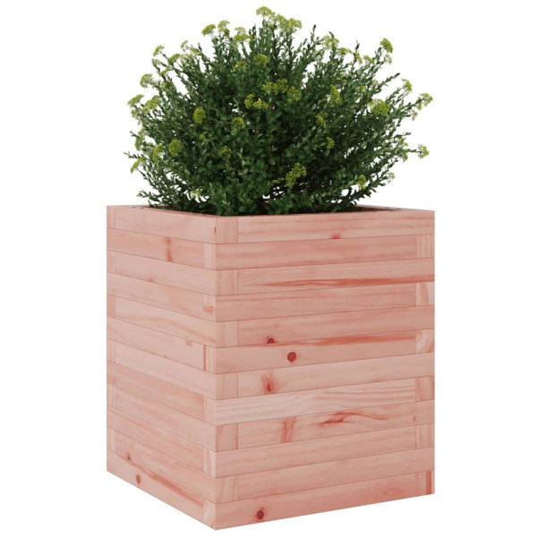 Jardinera de madera maciza Douglas 40x40x46 cm M 4